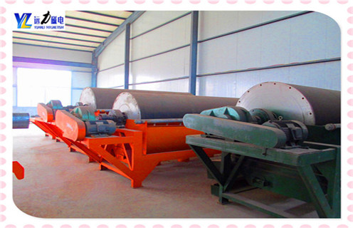 永磁湿式磁选机，四川永磁湿式磁选机_远力四川永磁湿式磁选机的结构磁场分布图 