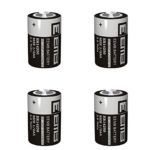 Professional lithium Battery 1/2 AA &#8211; ER14250 (3.6 Volts &#8211; 1200 mAh &#8211; Not Rechargeable) &#8211; No Leaks &#8211; for Security System, Medical Devices &amp; Many Applications (4 pack) &#8211; EEMB Battery