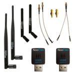 NooElec Dual-Band NESDR Nano 2 ADS-B (978MHz UAT &amp; 1090MHz 1090ES) Bundle For Stratux, Avare, Foreflight, FlightAware &amp; Other ADS-B Applications. Includes 2 SDRs, 4 Antennas, 5 Adapters.