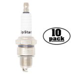 10-Pack Compatible Spark Plug for DESCO MFG. Scarifiers Industrial with Robin 5 hp OHV LPG &#8211; Compatible Champion RL82C &amp; NGK BR7HS Spark Plugs
