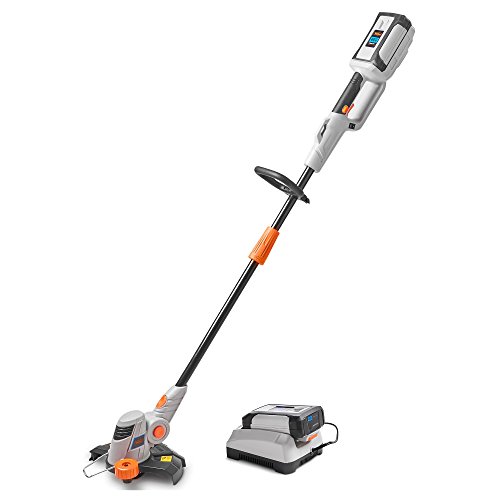 VonHaus 40V Max Cordless String Trimmer/Edger with Angle Adjustment and Head Rotation - Includes 2.0Ah Lithium-ion Battery and Charger