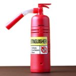 Fire Extinguisher Shape Dust Extinguisher Mini Desktop Vacuum For Small Dirt In Keyboards, Cigarette, Desk Table Convenient Mini Size To Save Space 6.2 x 1.7 Inch