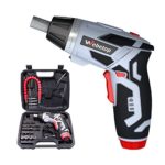 Webetop Cordless Drill Driver 3.6 Volt 2000mAh MAX Torque 6 Position Rechargeable 46 Screwdriver Bits in Case USB Charging for Around House Small Jobs with 3 LED Light