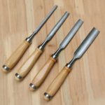 4pcs Carving Set Wood Gouge Chisel Woodworking Tool Tools Handle Hand New Diy