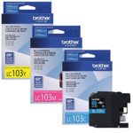 Brother LC-103 High Yield Ink Cartridge Set Colors Only (CMY)