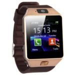 DZ09 Smartwatch Heartrate Test Bluetooth Smart Watch Wristwatch Smartwatch with Pedometer Anti-lost Camera for Iphone Samsung Huawei Android Phones by Heshi Inc (Golden)