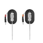 Replacement Temperature Probes, Digital Thermometer Probes, 2 Pack Stainless Steel and Waterproof probes for Uvistare Wireless BBQ Thermometers