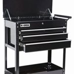 Roller Cart Tool Cabinet Storage Chest Box Glossy Black 4 Drawer 580 Lb. Capacity by US General