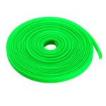 uxcell PET Braided Sleeving 16.4 Feet 5m Expandable Cable Wrap 12mm Diameter Wire Sheath Fluorescent Green