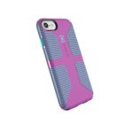 Speck Products CandyShell Grip Cell Phone Case for iPhone 8/7/6S/6 &#8211; Beaming Orchid/Mykonos Blue