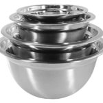 Iconikal 4-Piece Stainless Steel Mixing Bowl Set &#8211; EZ-Grip Edges
