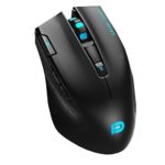 Forter i750 2.4GHz Wireless Gaming Mouse Optical Mice with USB Nano Receiver, 7 Buttons, 6 Adjustment DPI Level and 6 Colors Breathing Lights for PC, Laptop and Mac &#8211; Black
