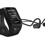 TomTom Spark 3 Cardio + Music, GPS Fitness Watch + Heart Rate Monitor + 3GB Music + Bluetooth Headphones (Black, Large)