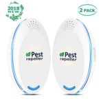 VEPOWER Ultrasonic Pest Repeller, Electrical Bug Repellent, Non-Toxic Spider Repellent Plug in Pest Control Indoor Mosquito Spider Ant Mice Roach Other Insect (2 Packs)