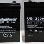 Universal UB12550GRP22NF- UB12550 (Group 22NF) 12V 55AH SLA Battery Z1 TT &#8211; 2 Pack