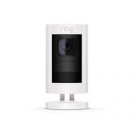 Ring Stick Up Cam Battery HD Security Camera with Two-Way Talk, Night Vision, White, Works with Alexa